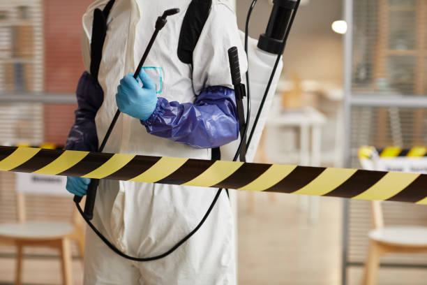 Professional Trauma Scene Cleanup technician working in Darlington, WI